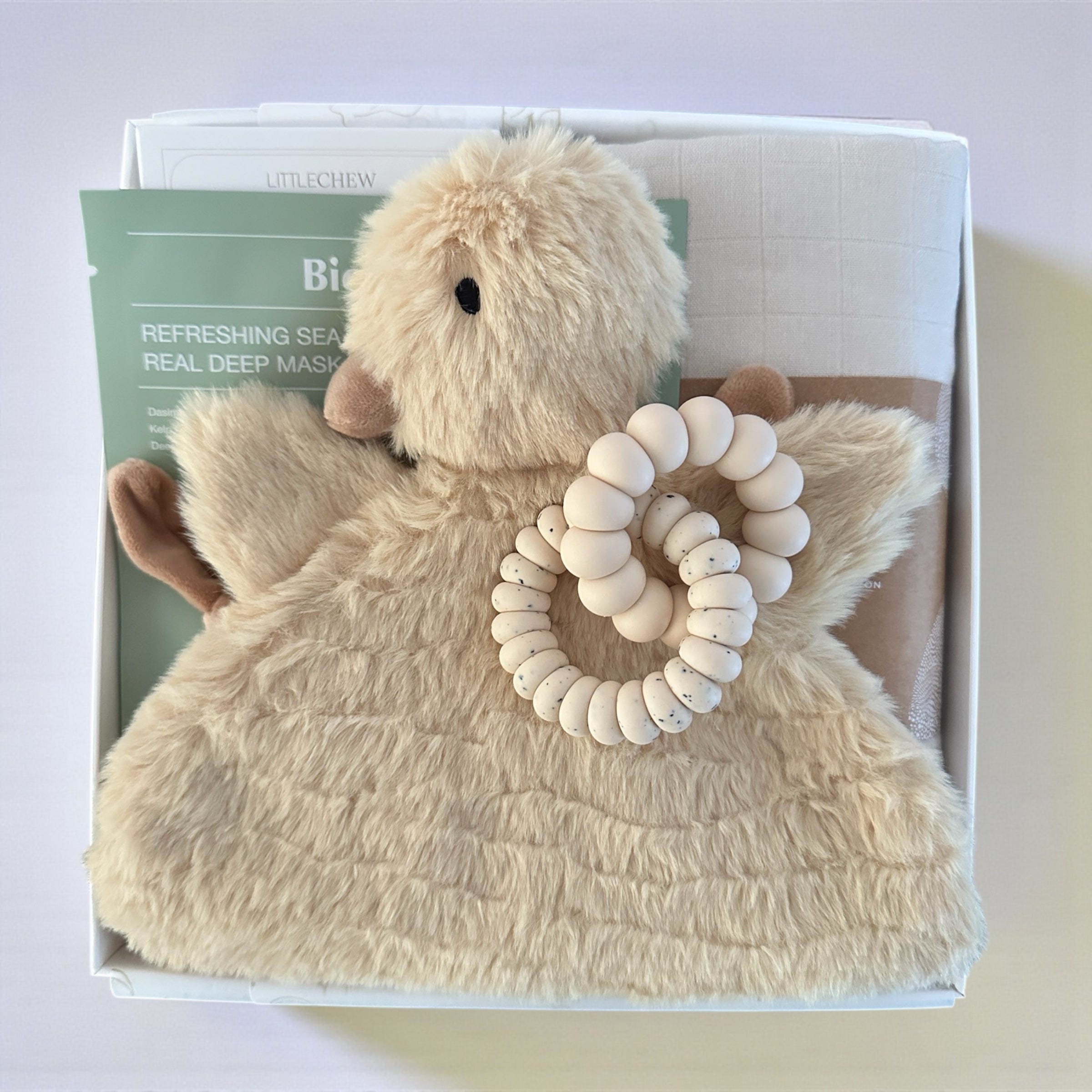 Soft Neutrals Baby Gift Box by Claya