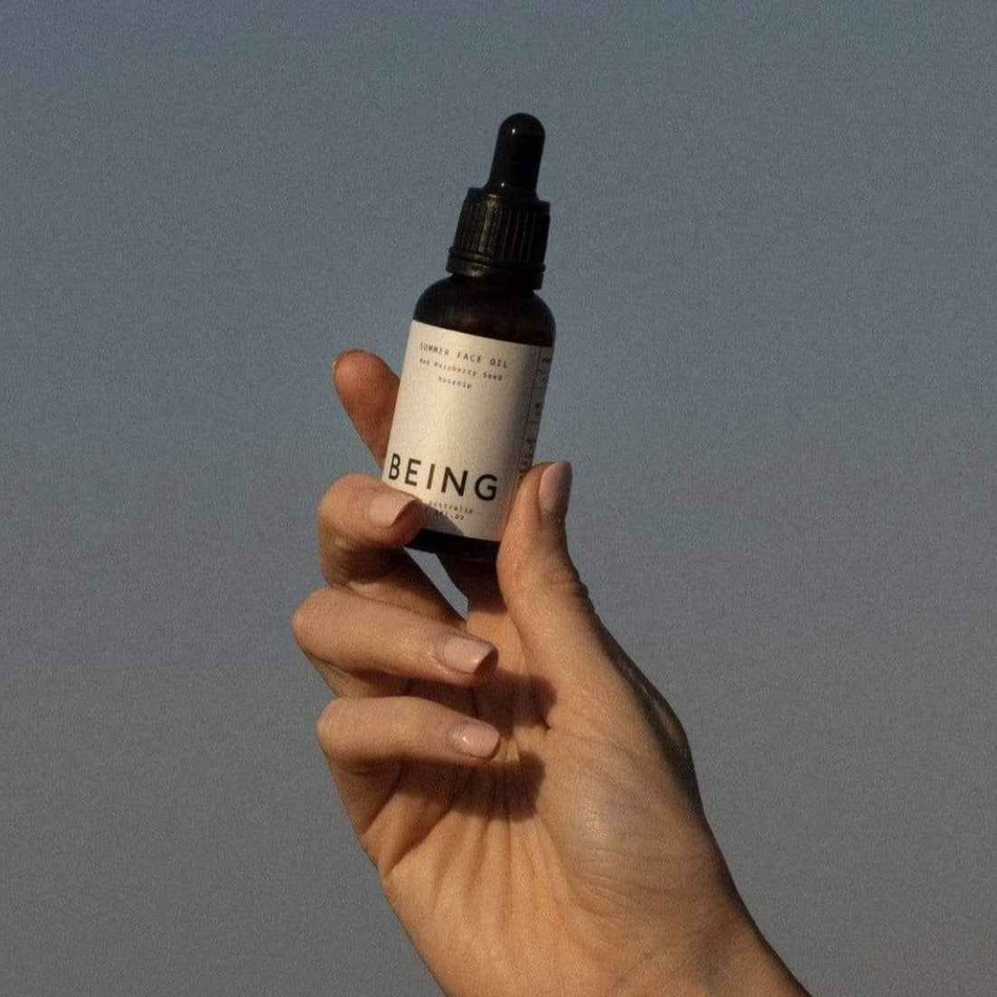 summer face oil by Being Skincare