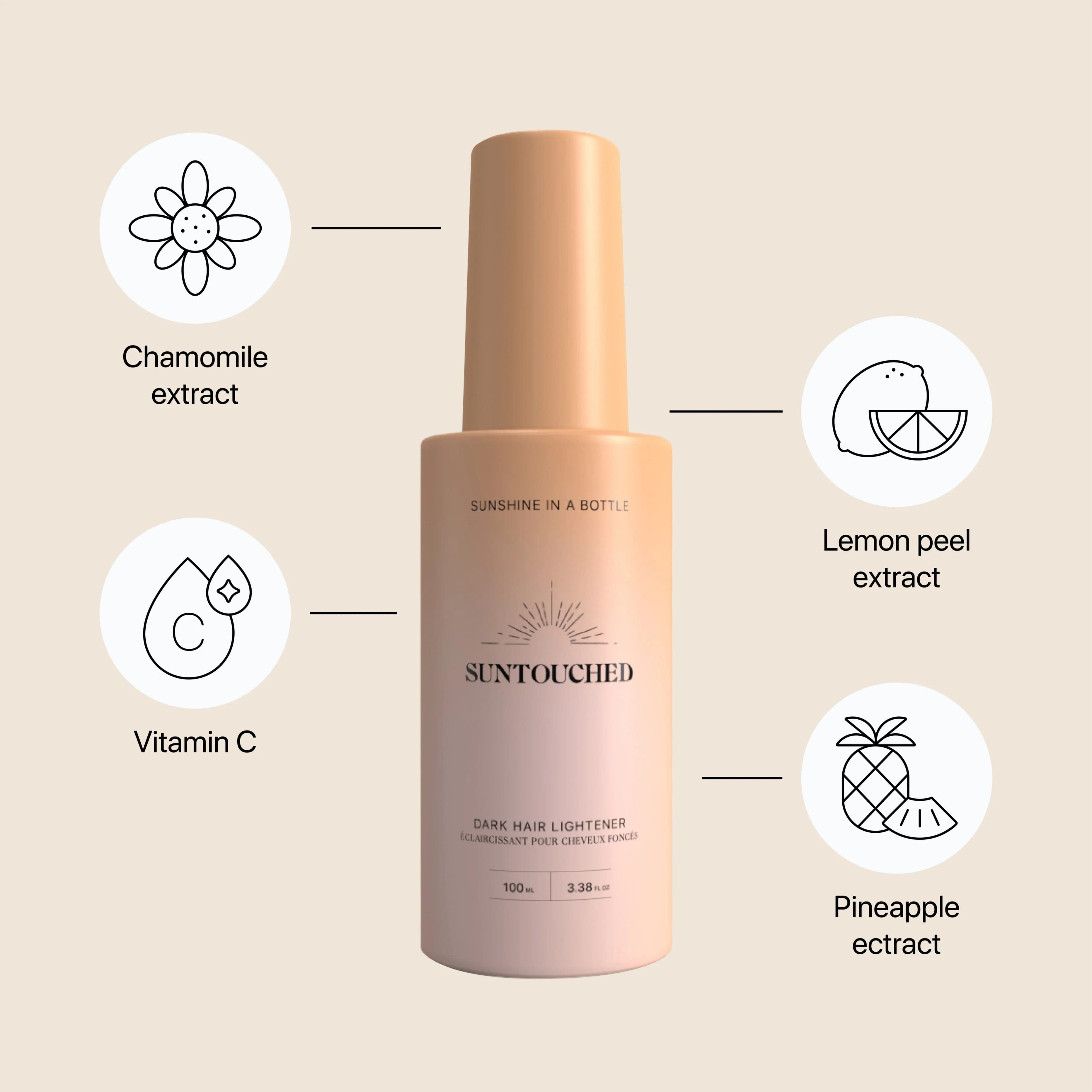 Suntouched Hair Lightener For DARK HAIR by SUNTOUCHED