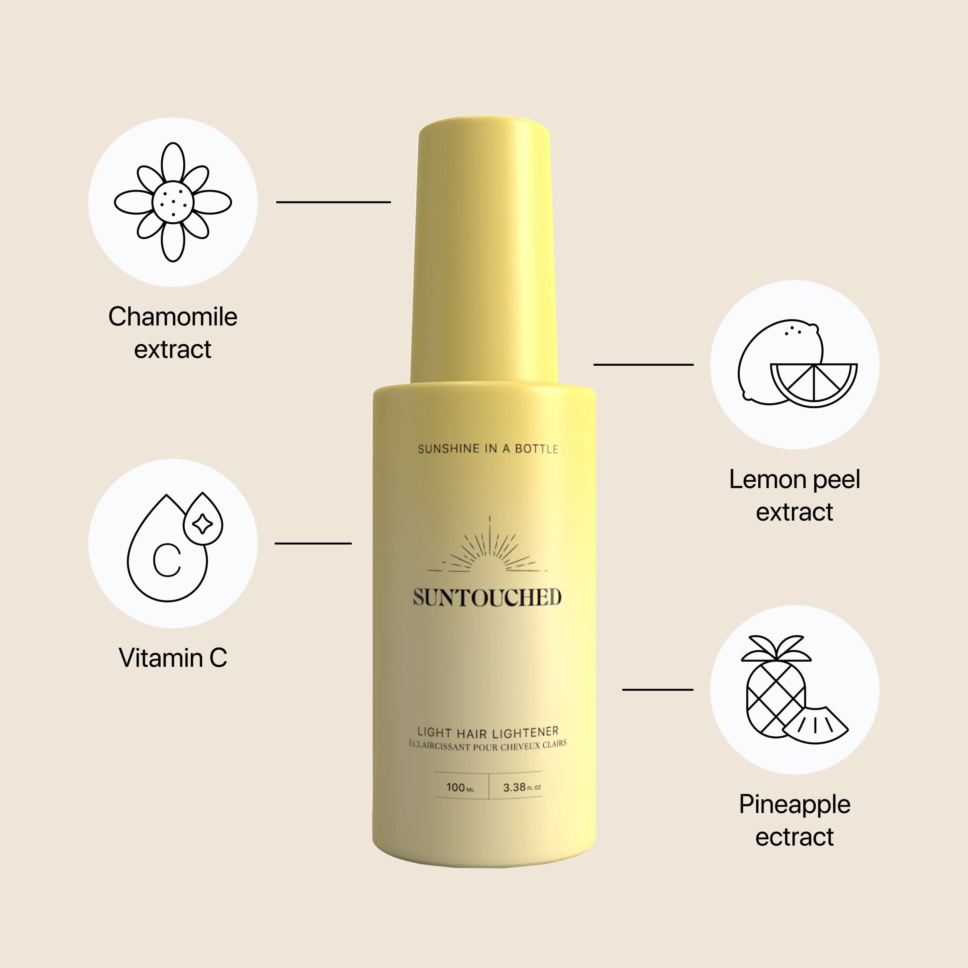 Suntouched Hair Lightener for LIGHT HAIR by SUNTOUCHED