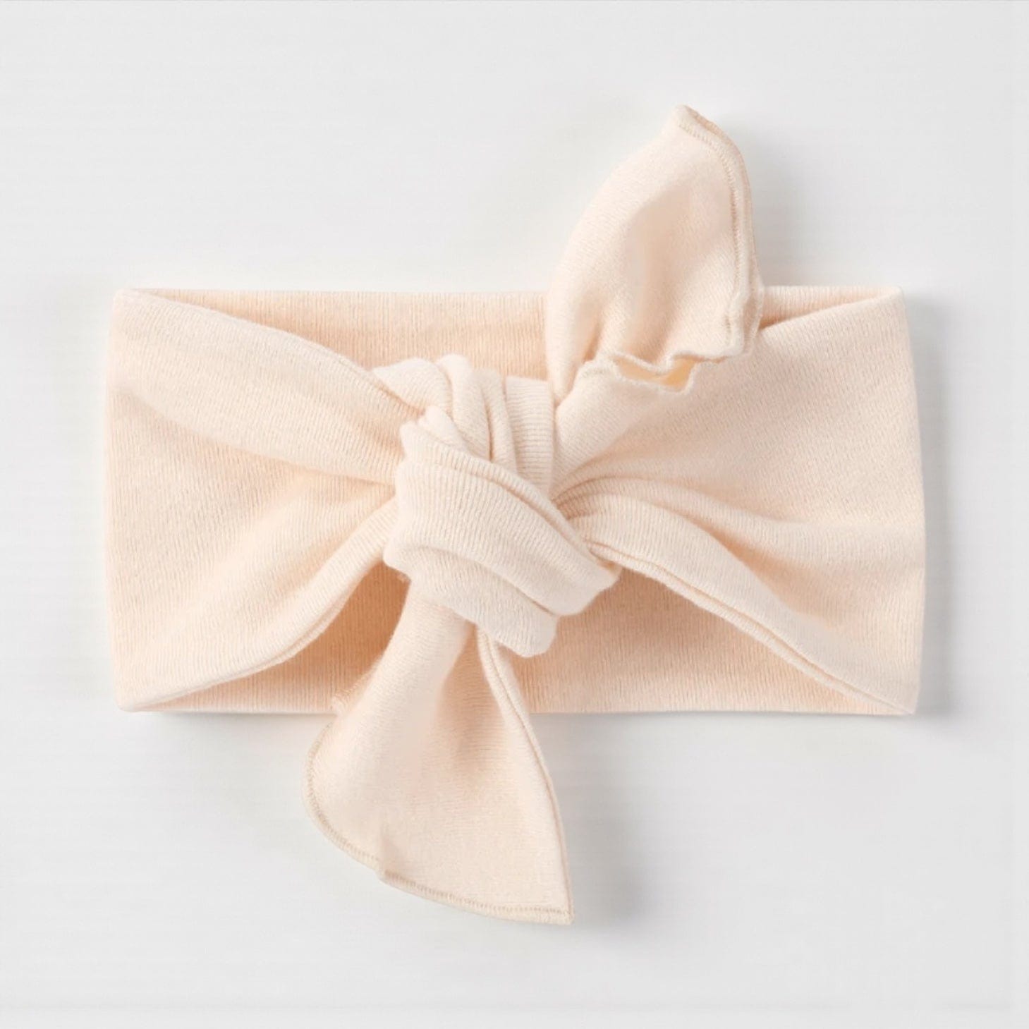 SUSUKOSHI Organic Cotton Baby Headbands - 10 Colours Eggshell by Susukoshi