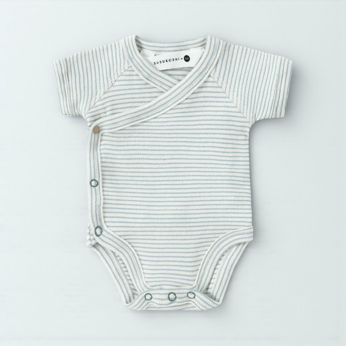 Susukoshi Organic Cotton Kimono Baby Suit - 5 Colours Seashore by Susukoshi