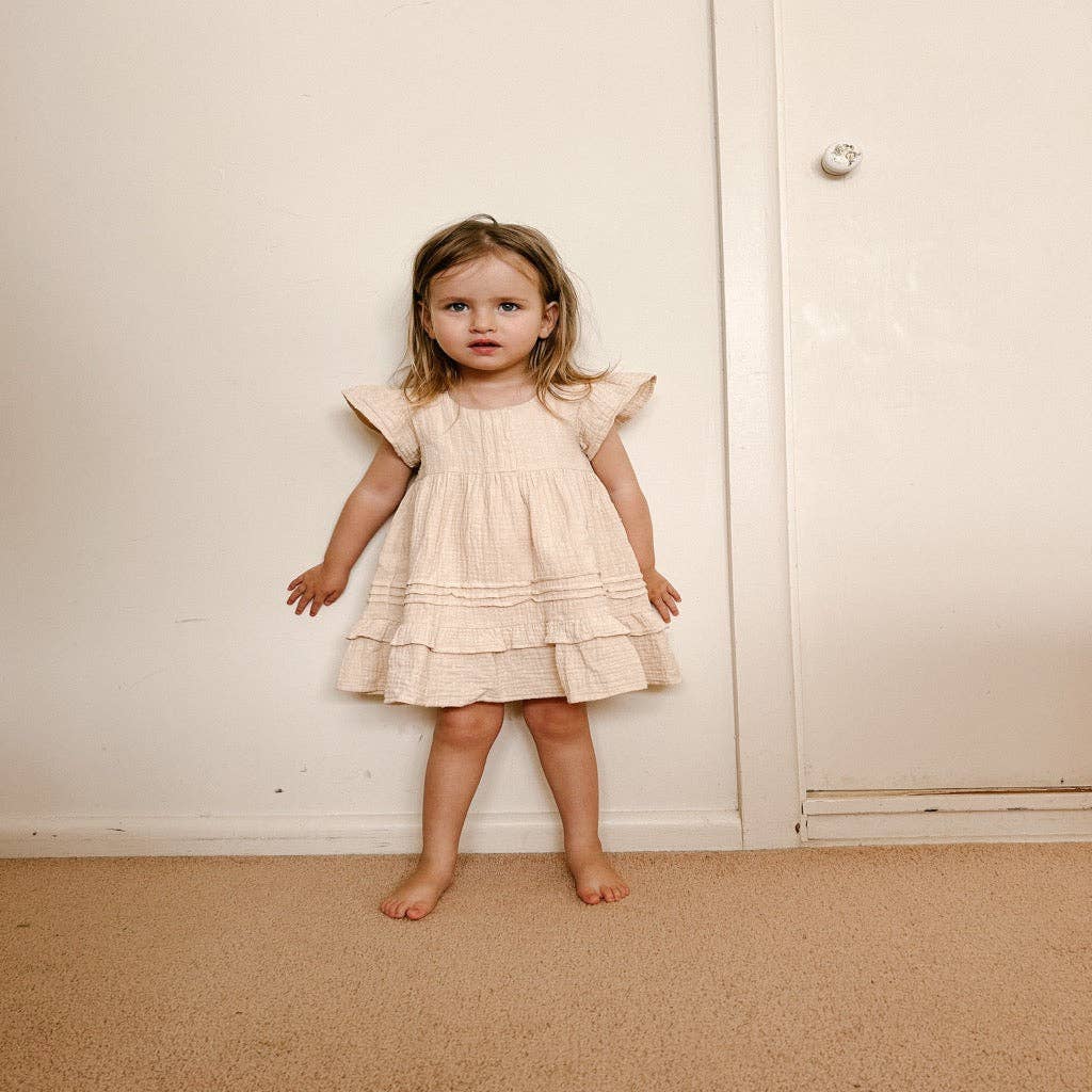 Tallulah Dress in Tea: 2 years by blue daisy