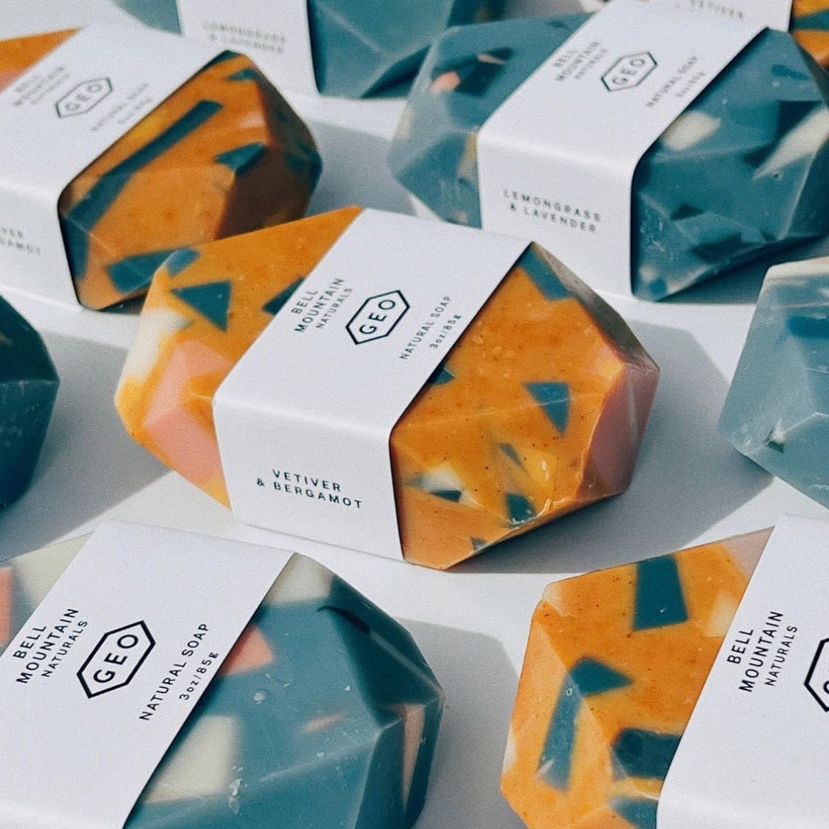 Terrazzo mini gem bar soap by Bell Mountain Naturals