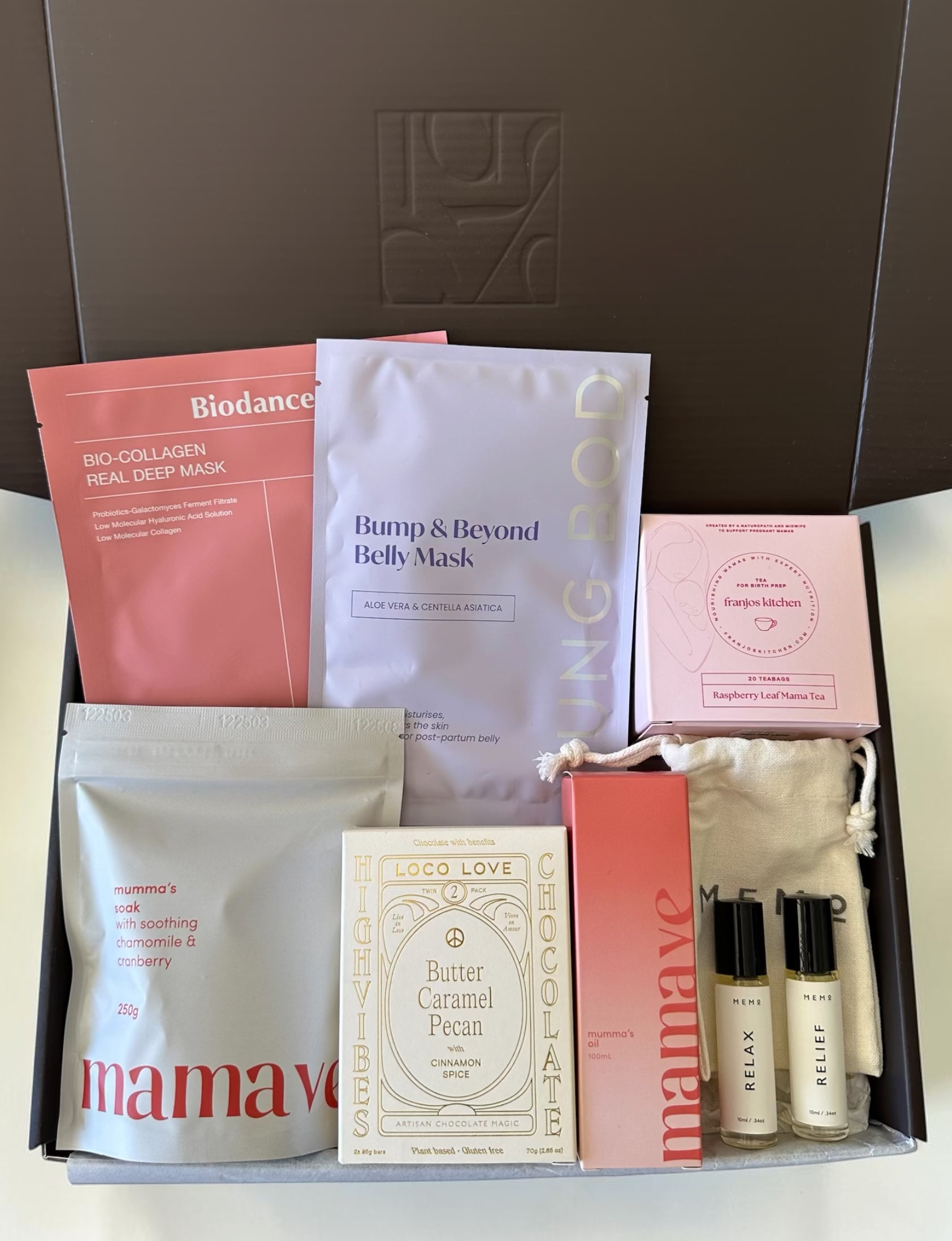 The Nesting Edit - Pregnancy Self Care Gift Box by Claya