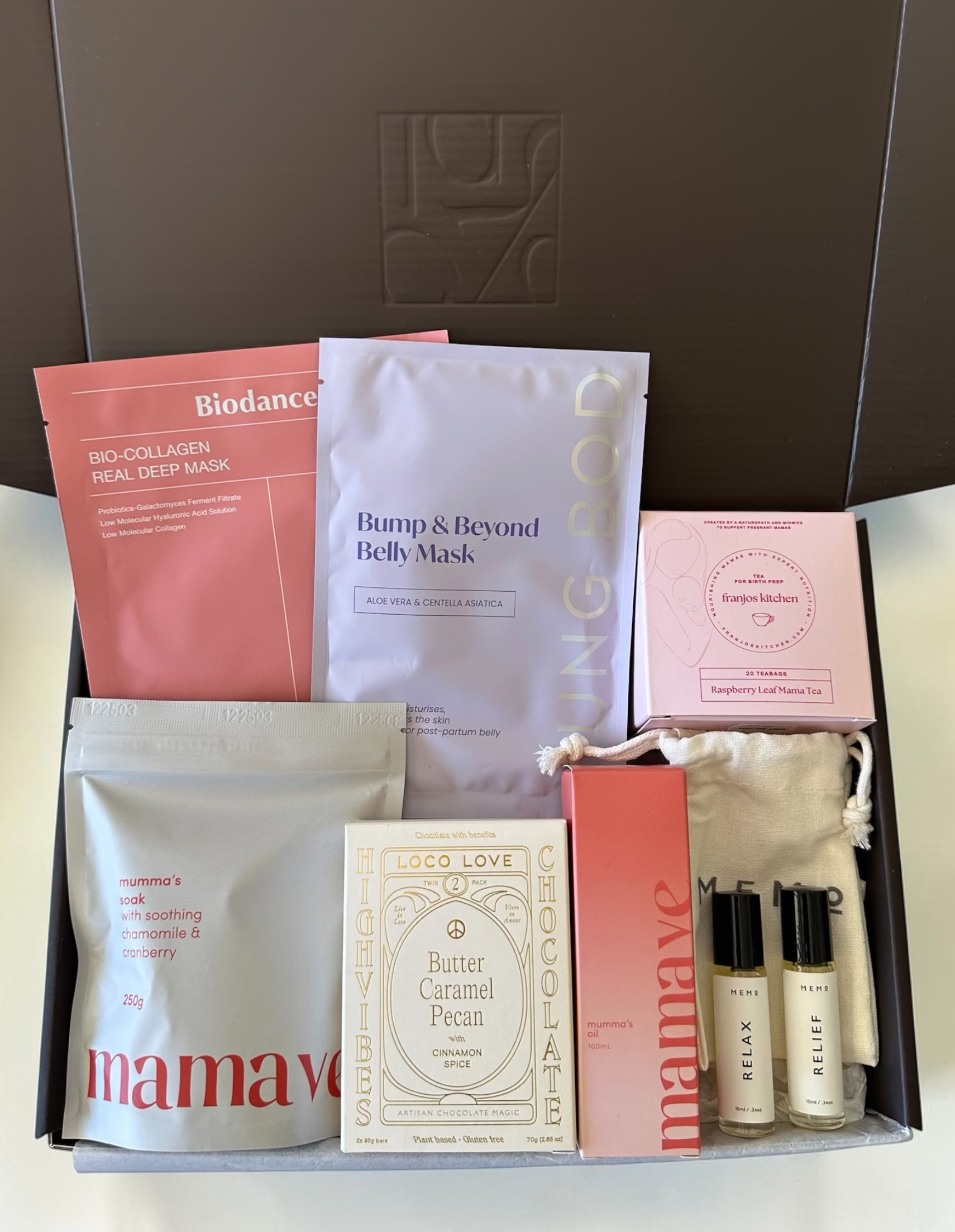The Nesting Edit - Pregnancy Self Care Gift Box by Claya