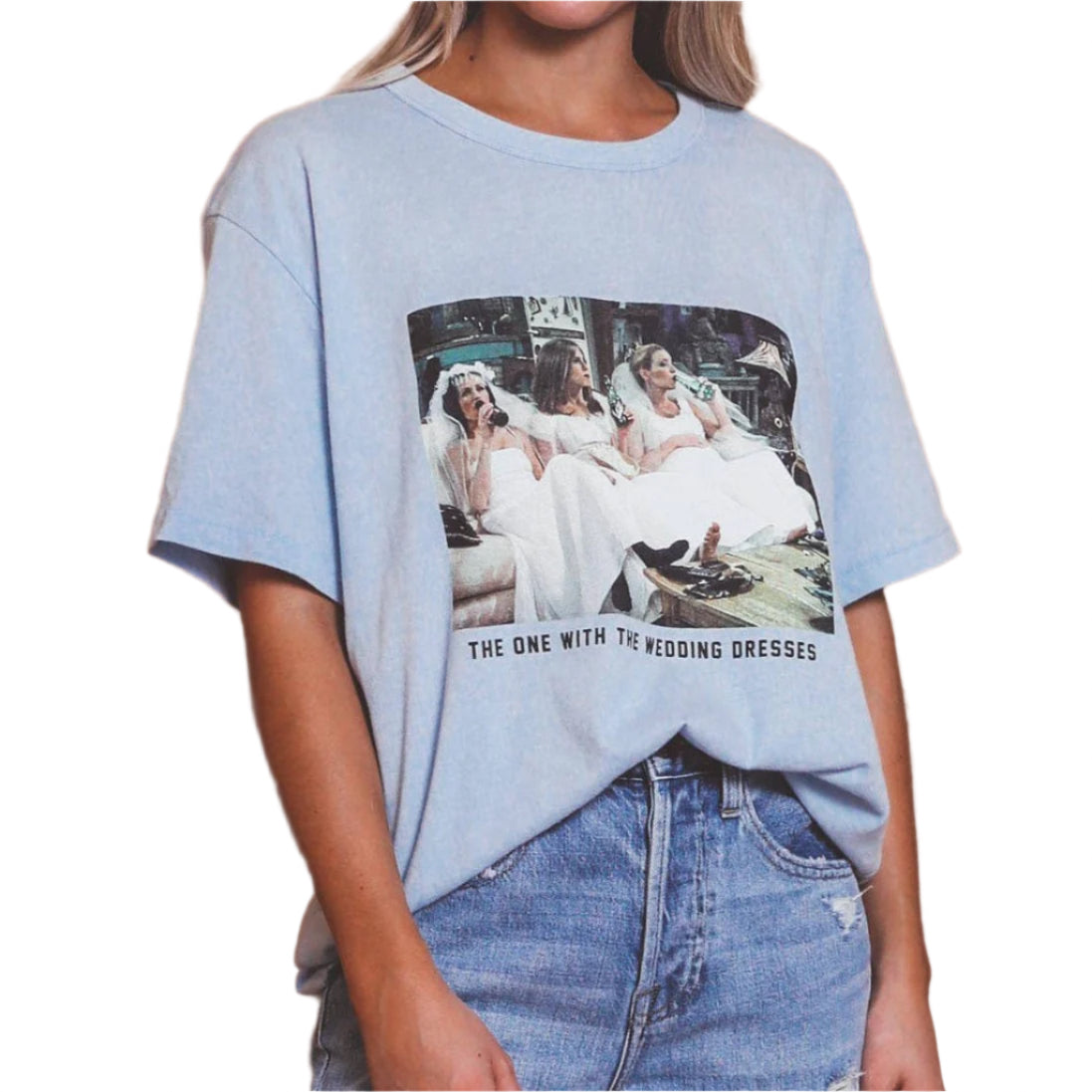 The One With The Wedding Dresses Graphic Tee: Large by FRIDAY + SATURDAY