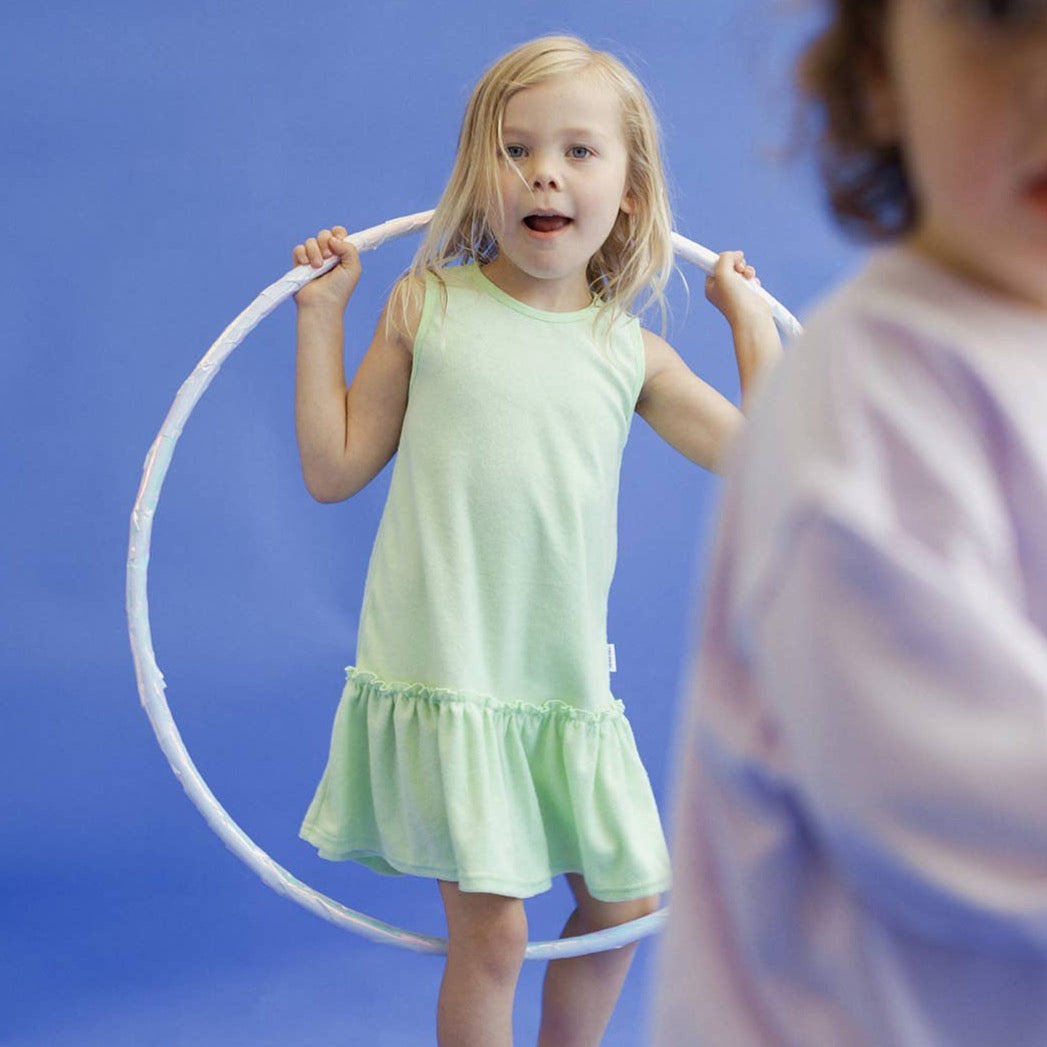 The Spin Me Round Terry Towelling Dress: 1-2 years by Golden Child