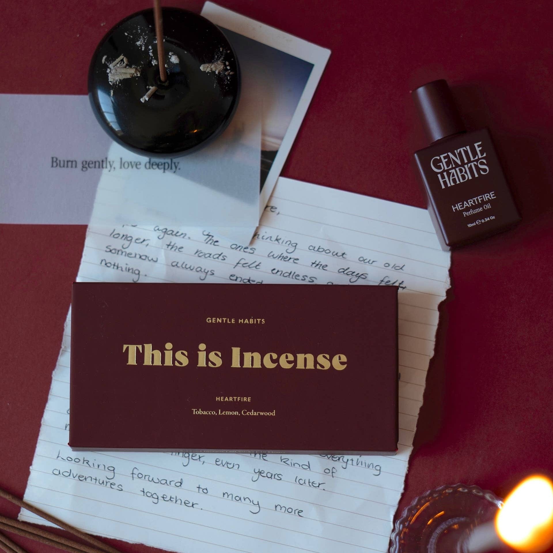 This Is Incense - HEARTFIRE by Gentle Habits