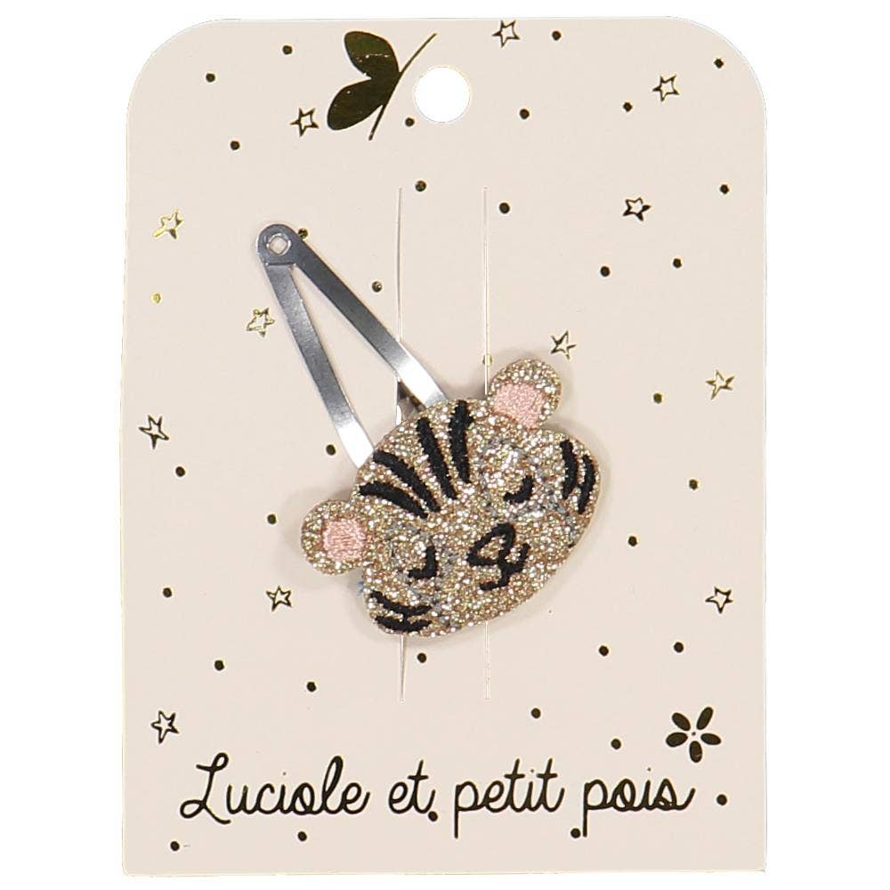 Tiger hair clip by Luciole et Petit Pois