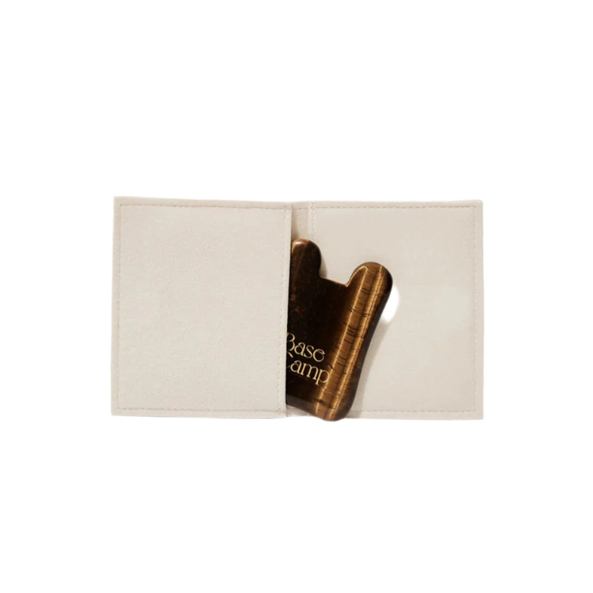 Tigers Eye Gua Sha - Facial Sculpting Tool by Base Camp Beauty