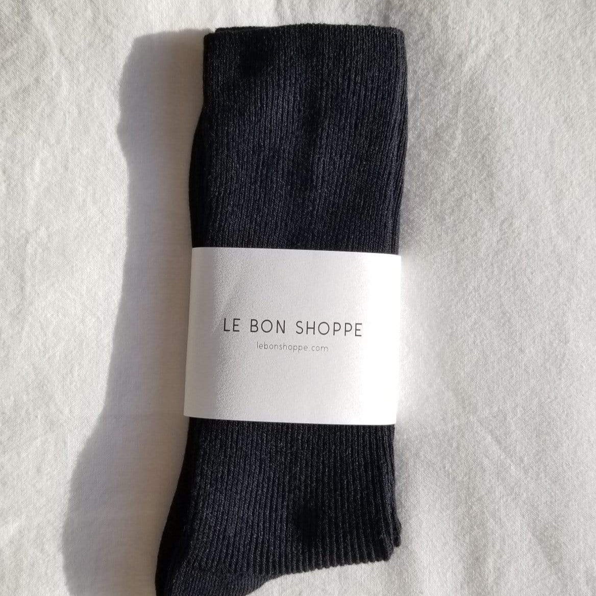 trouser socks. Black by Le Bon Shoppe