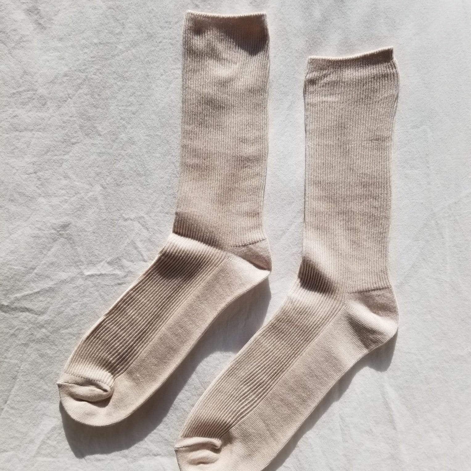 trouser socks. Eggnog by Le Bon Shoppe
