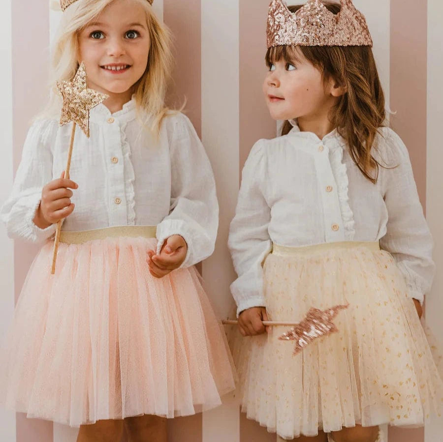 Tutu Skirt - Gold Hearts by Luciole et Petit Pois