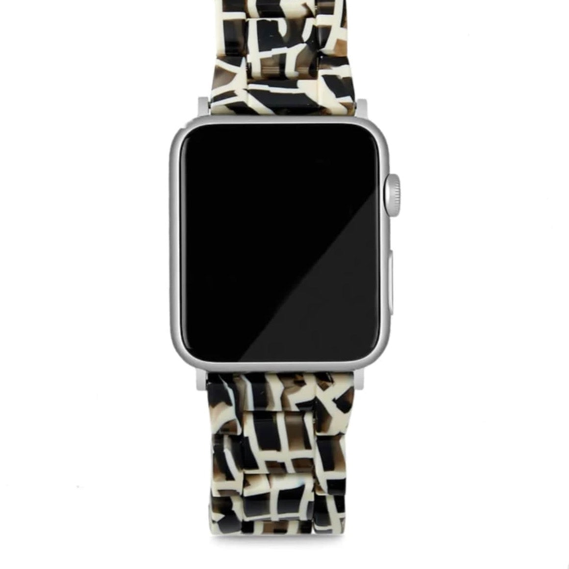 Universal Apple Watch Band/ DELUXE Edition Tokyo Checker with Silver Hardwear by Machete