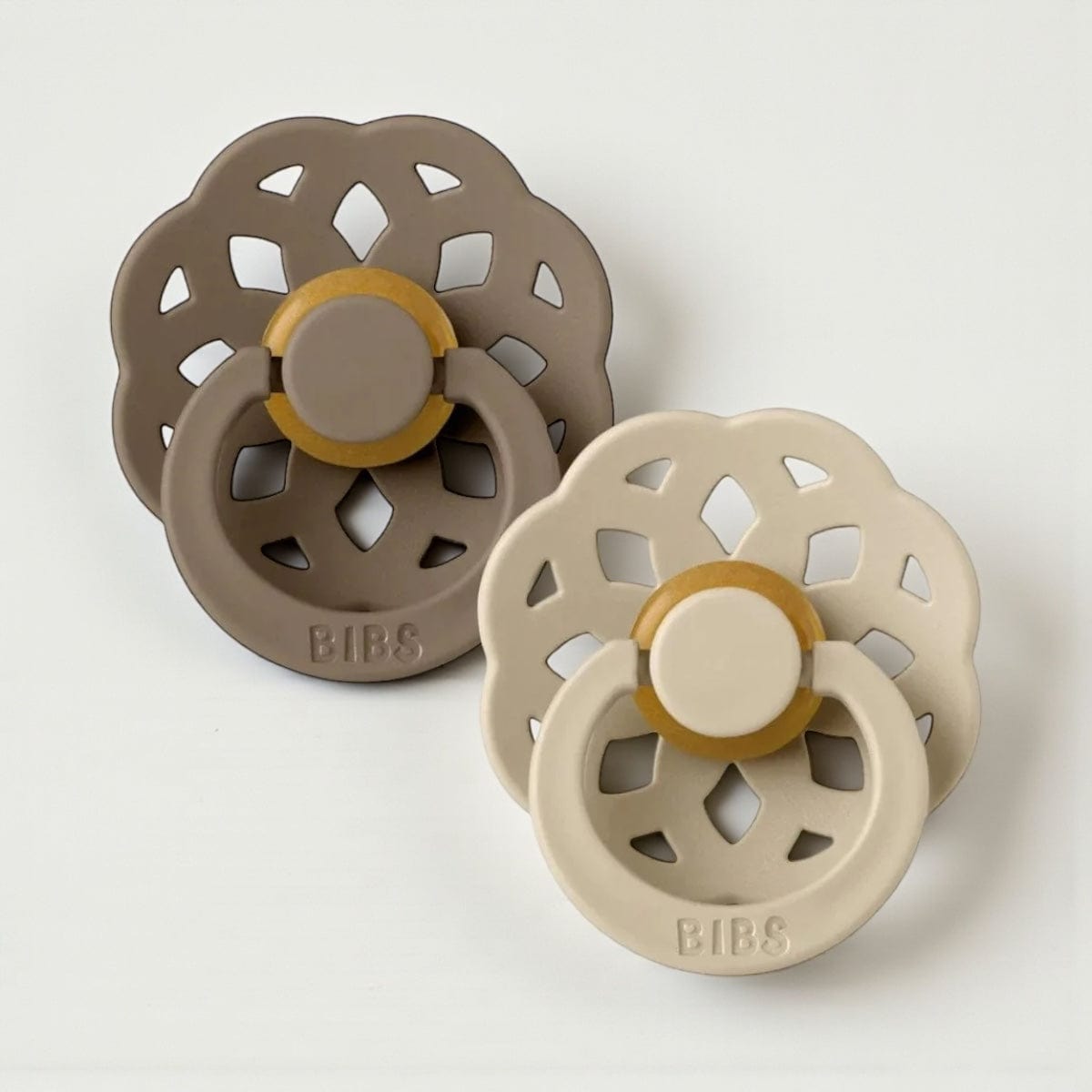 Vanilla/Dark Oak Colour Boheme Dummy S2 (2Pk) by Bibs