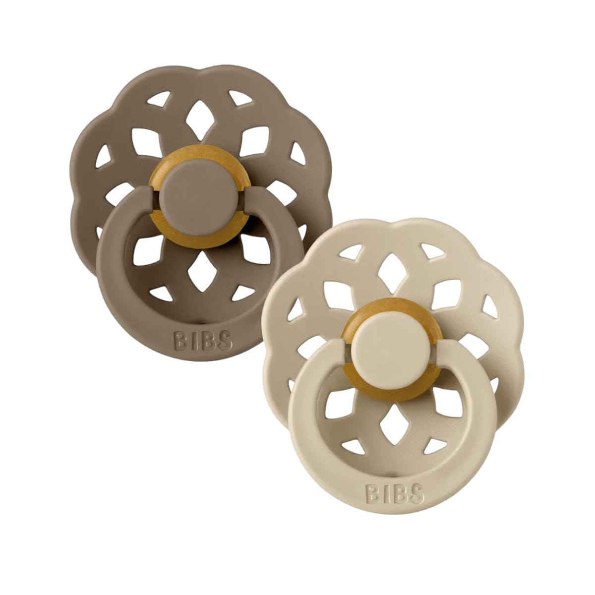 Vanilla/Dark Oak Colour Boheme Dummy S2 (2Pk) by Bibs