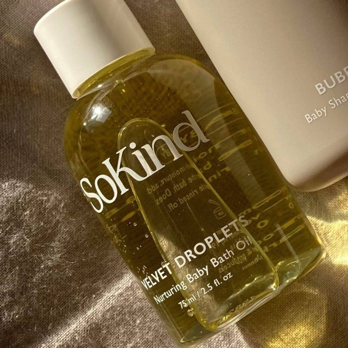 Velvet Droplets Nurturing Baby Bath Oil by SoKind