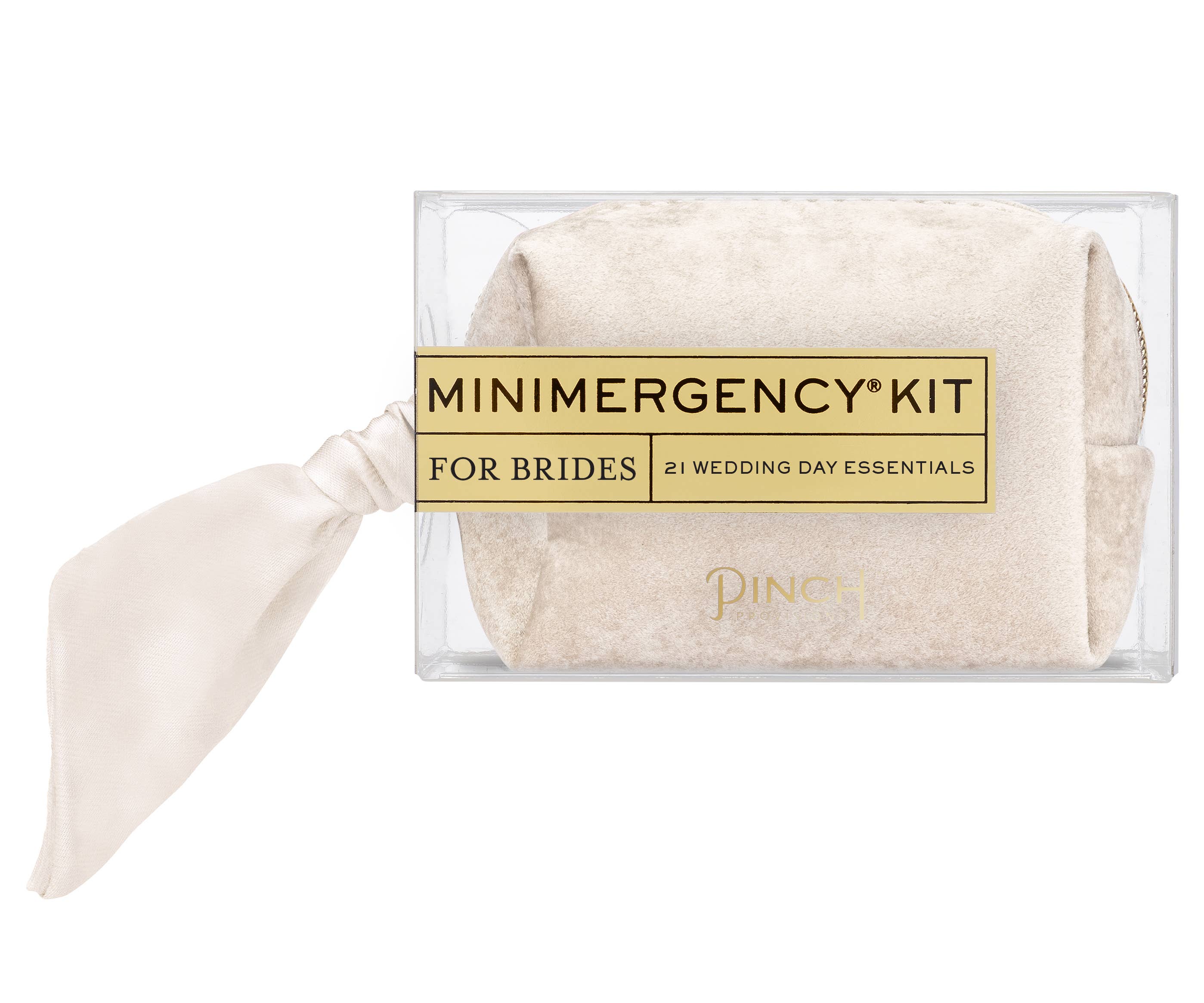 Velvet Minimergency Kits for Brides: Ivory by Pinch Provisions