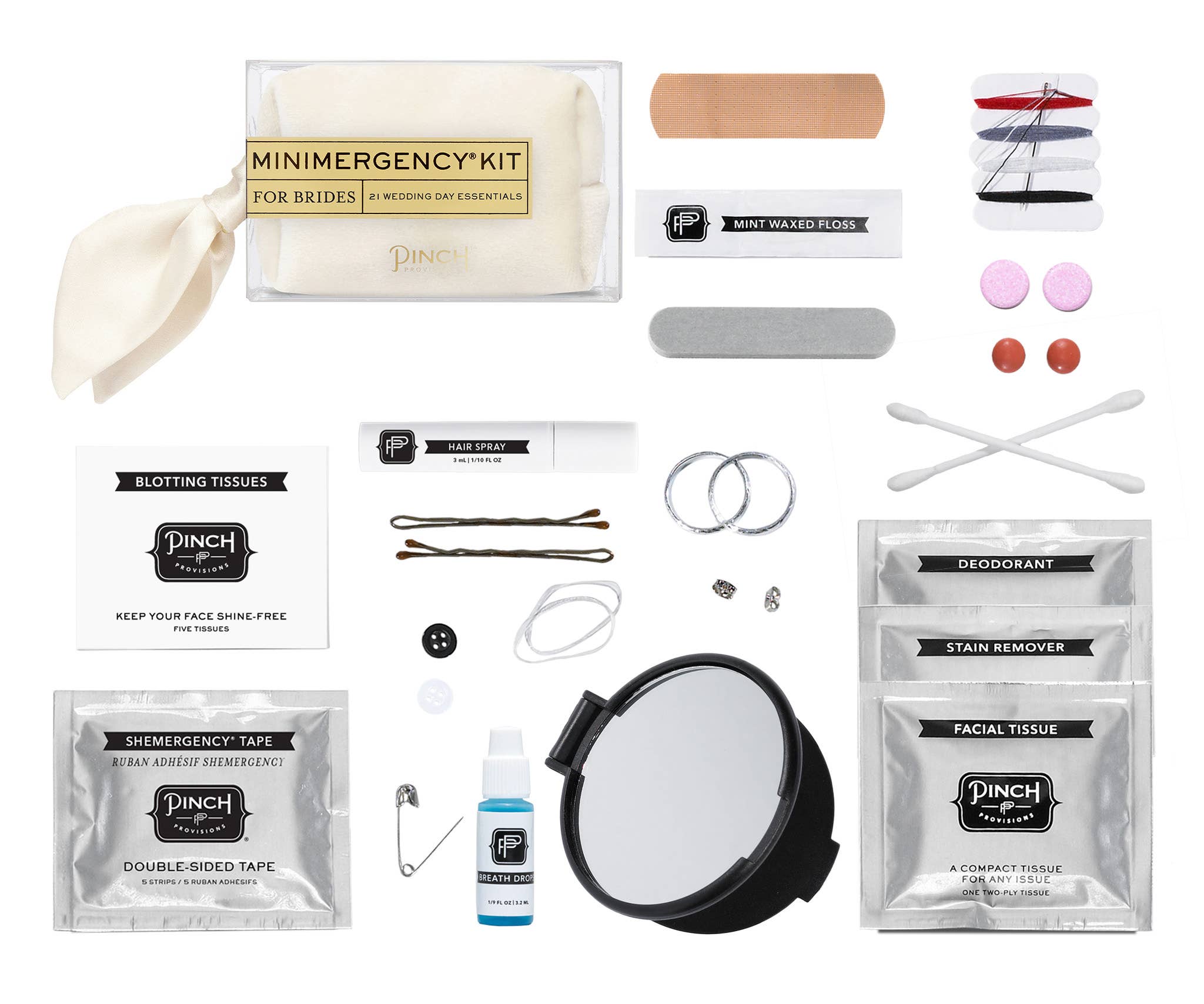 Velvet Minimergency Kits for Brides: Ivory by Pinch Provisions