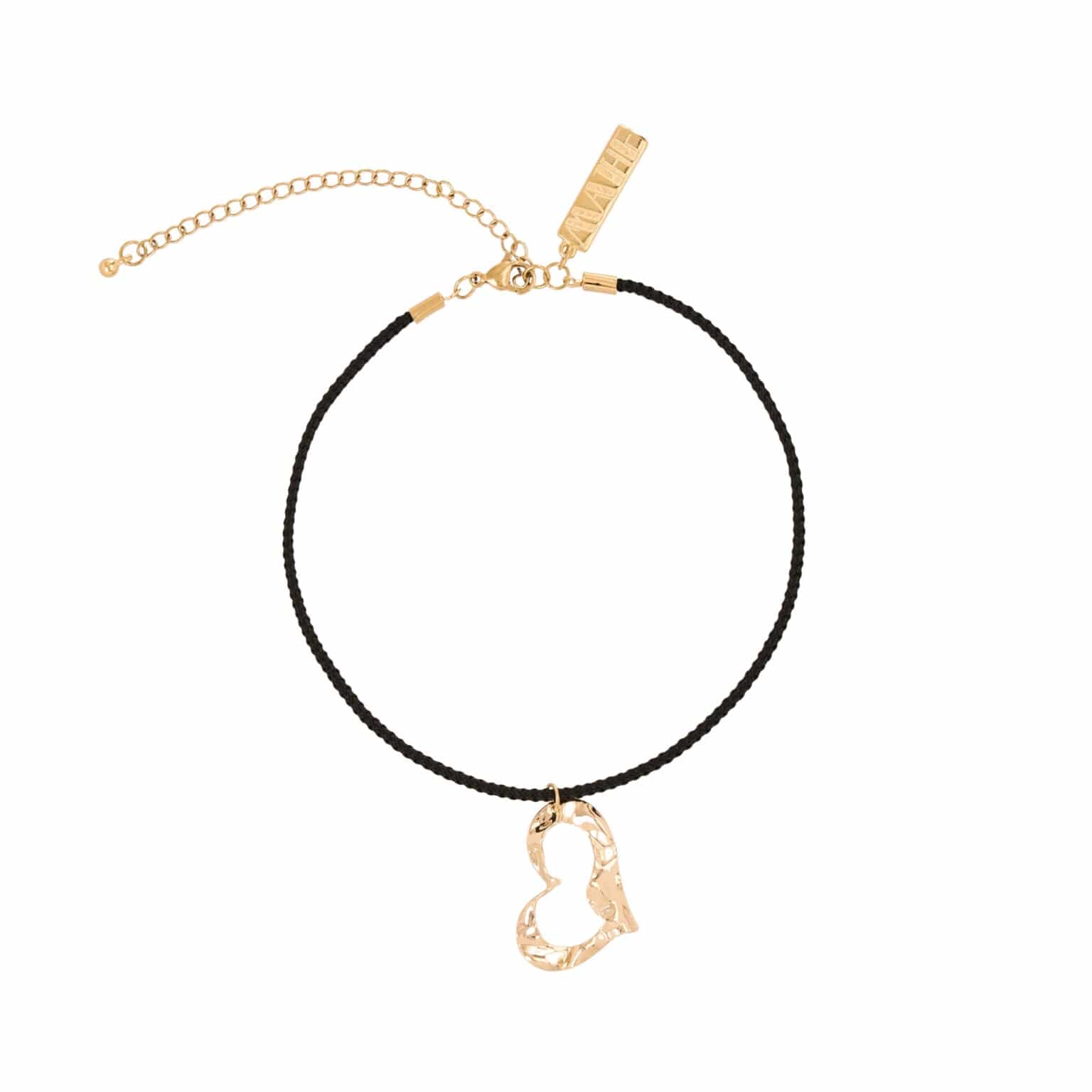 Wavy Heart Choker by Mathe Jewellery