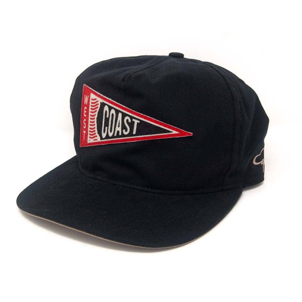 West Coast Pennant Strapback by The Ampal Creative