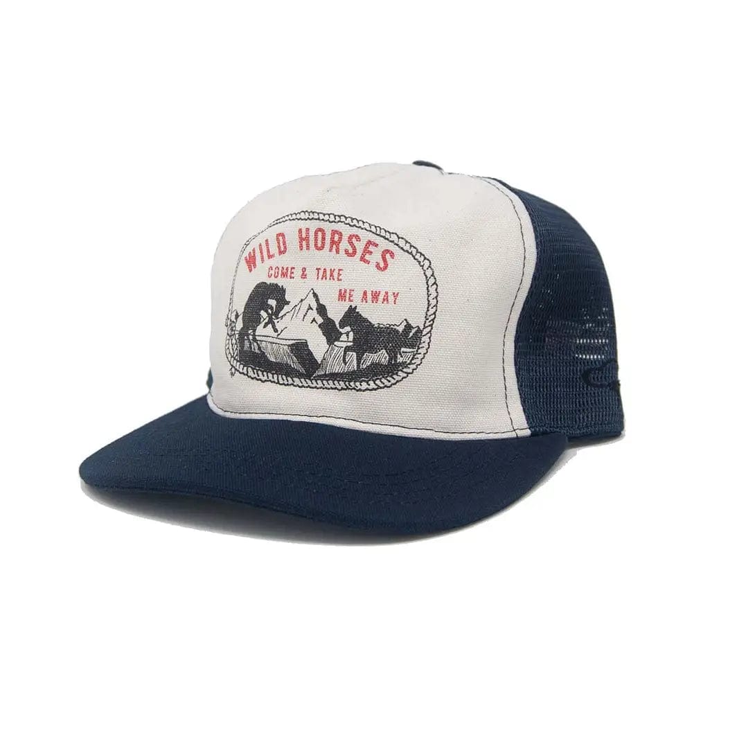 Wild Horses Trucker Cap  - Snapback For Him by The Ampal Creative