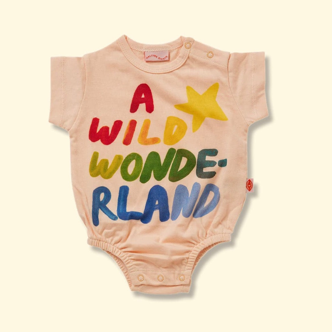 Wild Wonderland Short Sleeve Bodysuit by Halcyon Nights