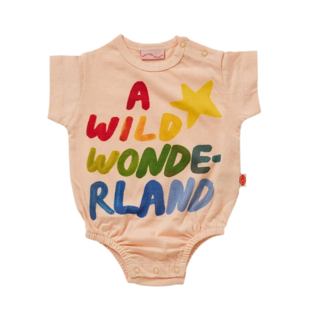 Wild Wonderland Short Sleeve Bodysuit by Halcyon Nights