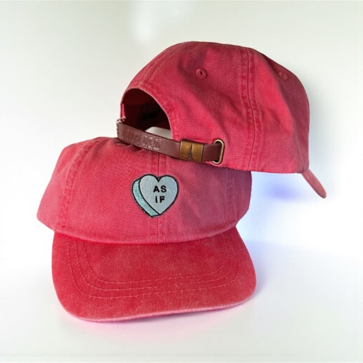 Wildflower + Co. Candy Heart Patch Baseball Hat - As If by Wildflower + Co.