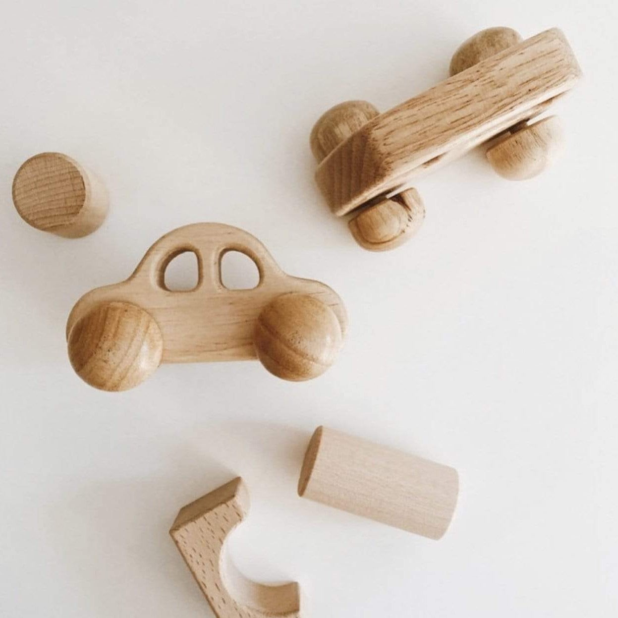 wooden cars asst by Lion + Lamb the Label