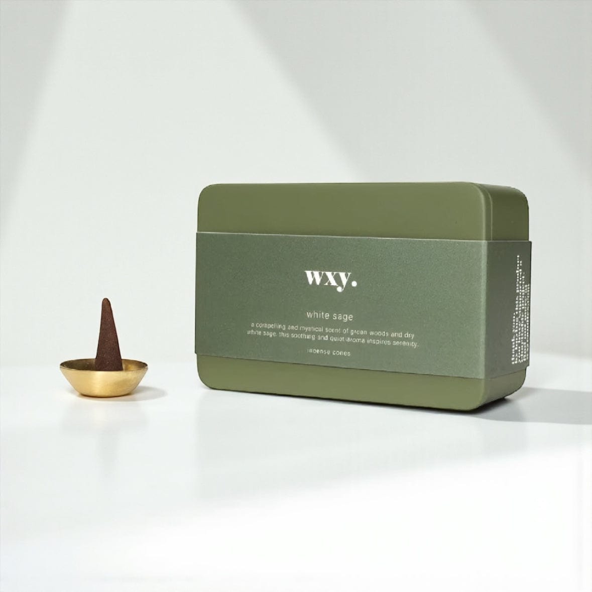 wxy. Incense Cone Box Set White Sage by Wxy.