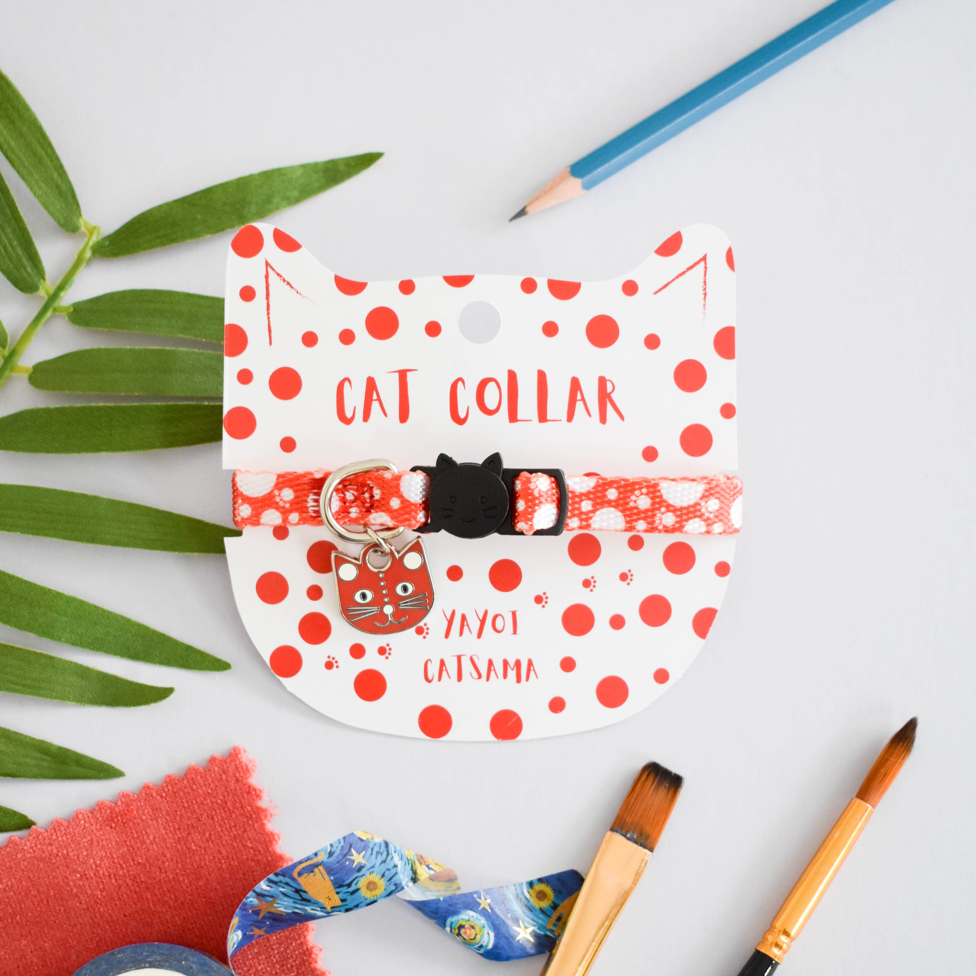 Yayoi Catsama Artist Cat Collar by Niaski