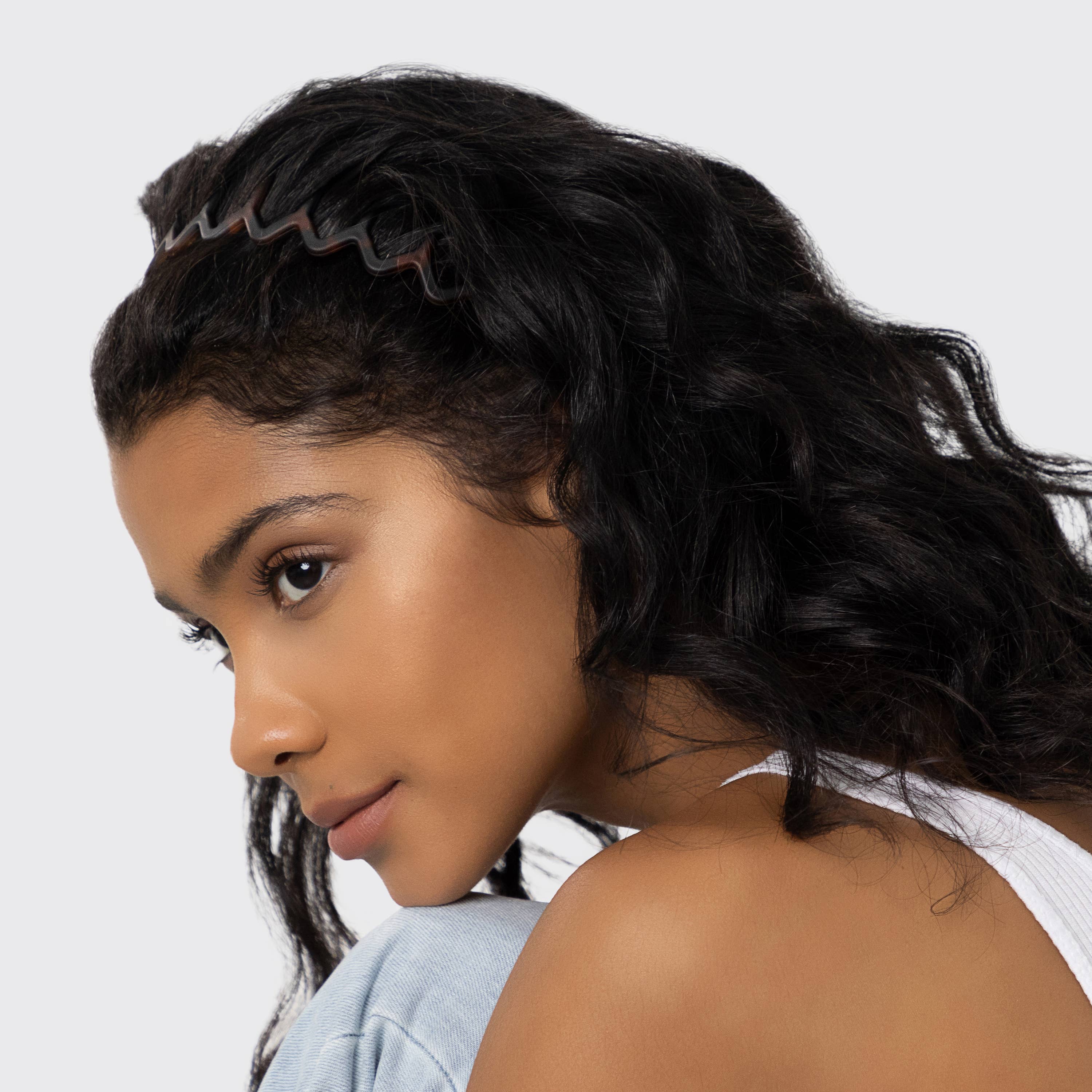 Zig Zag Headband 2pc - Black & Tort by KITSCH