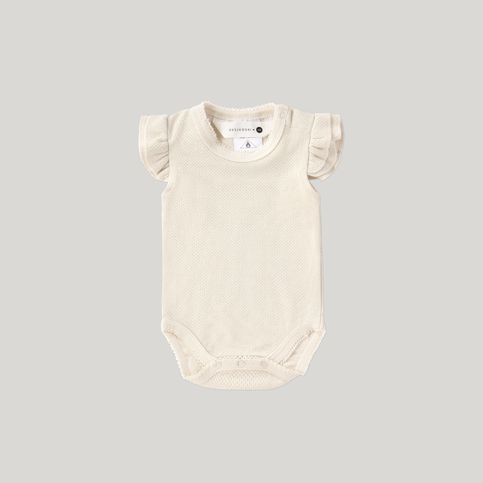 Organic Cotton Baby Flutter Suit - 6 Colours