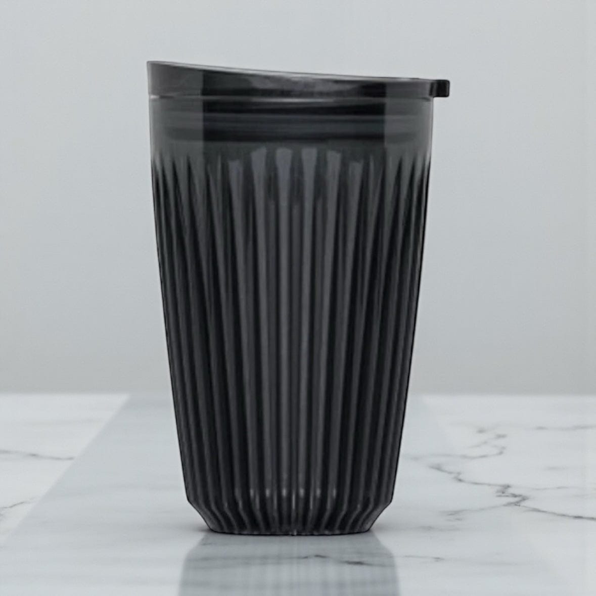 12oz Huskee Renew Keep Cup and Lid -  Smoke by Huskee