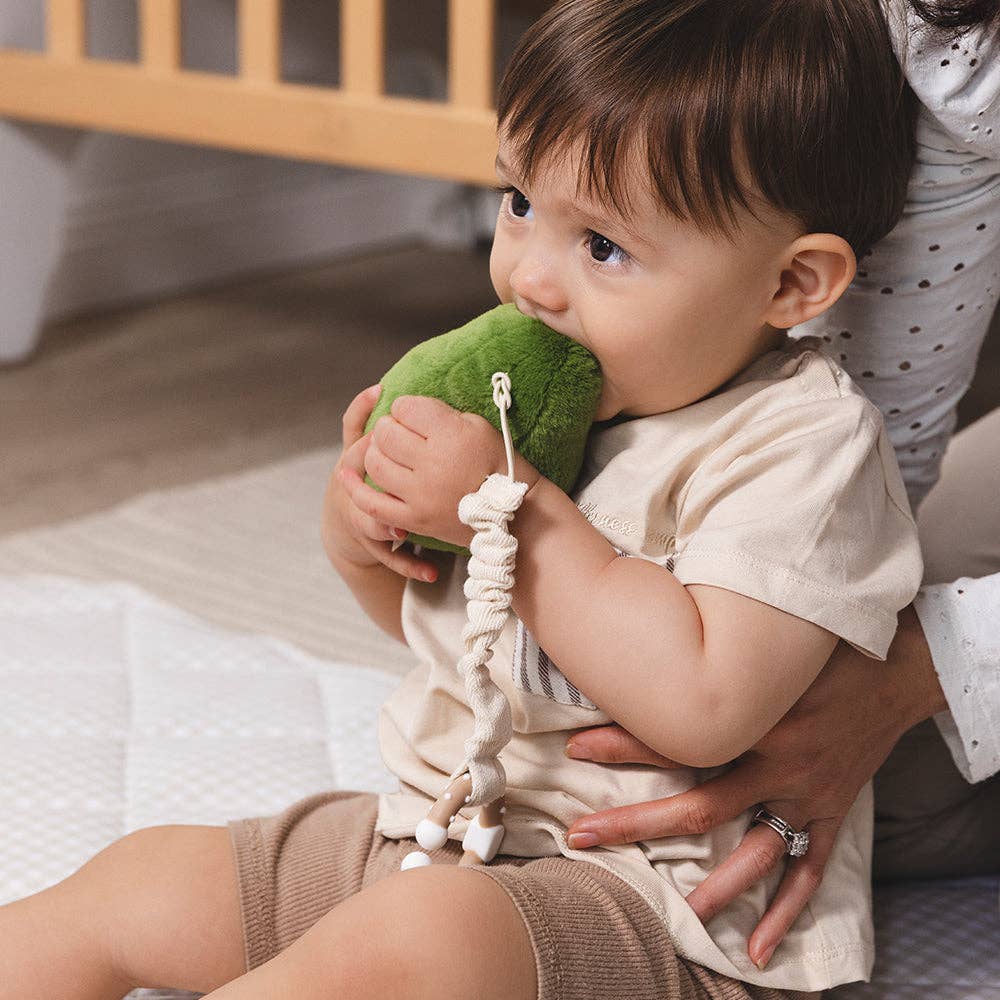 2 Pack Mini Market Brunch Stroller Toys - Avocado & Egg on Toast by Living Textiles