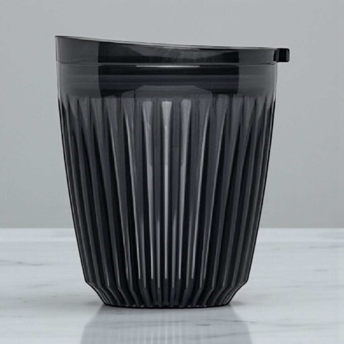 8oz  HuskeeRenew Cup and Lid - Amber and Smoke Smoke by Huskee