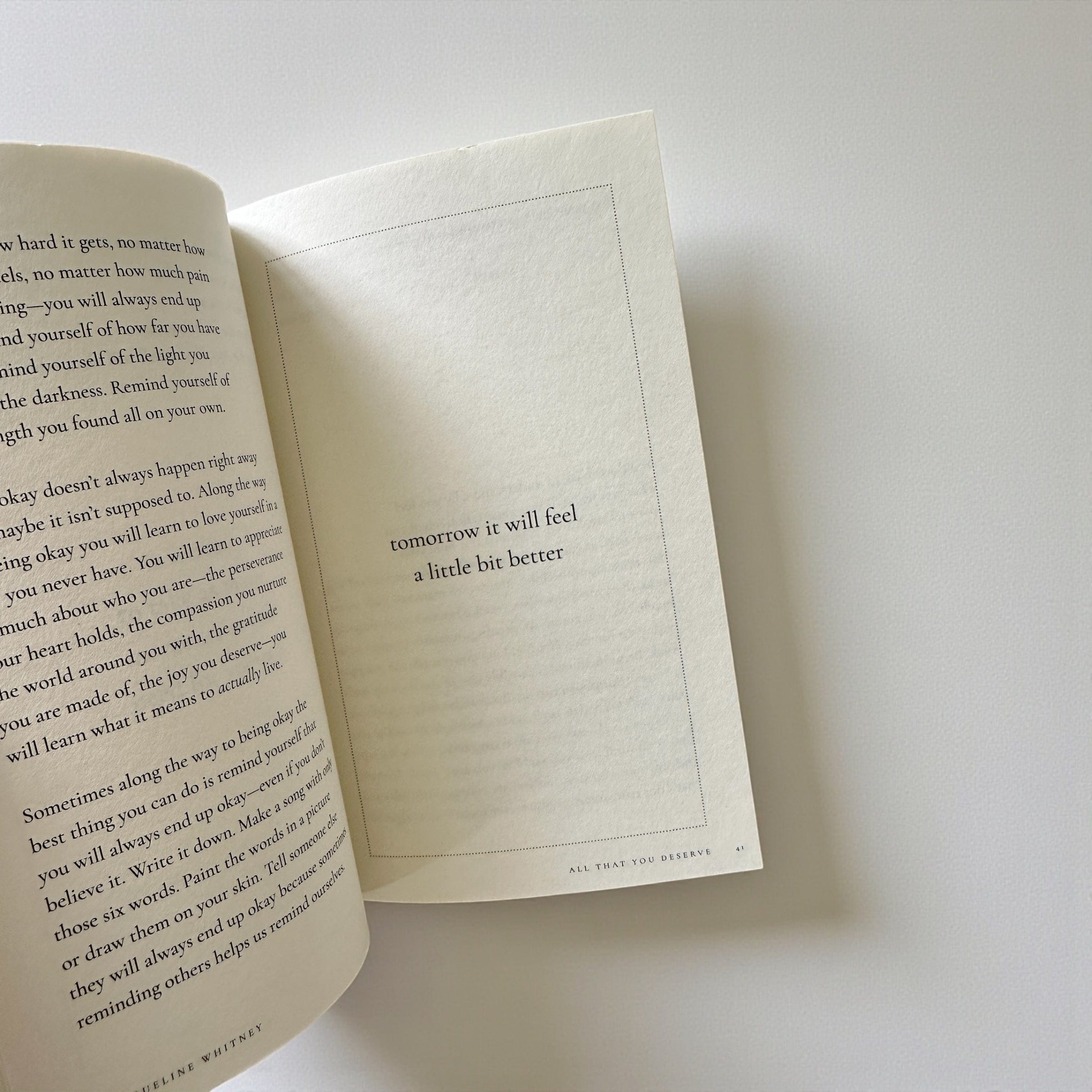 All That You Deserve - Jacqueline Whitney (Hardcover) by Thought Catalog