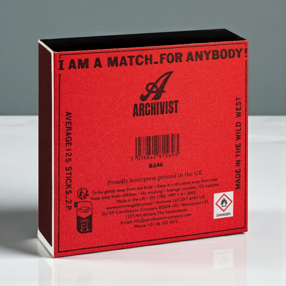 Archivist Gallery Cowgirl Square Luxury Matchbox by Archivist Gallery | Australia