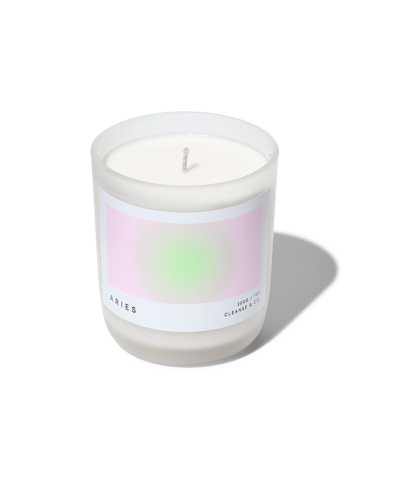 Aries - Aura Candle: 200G / Unscented by Cleanse & Co.