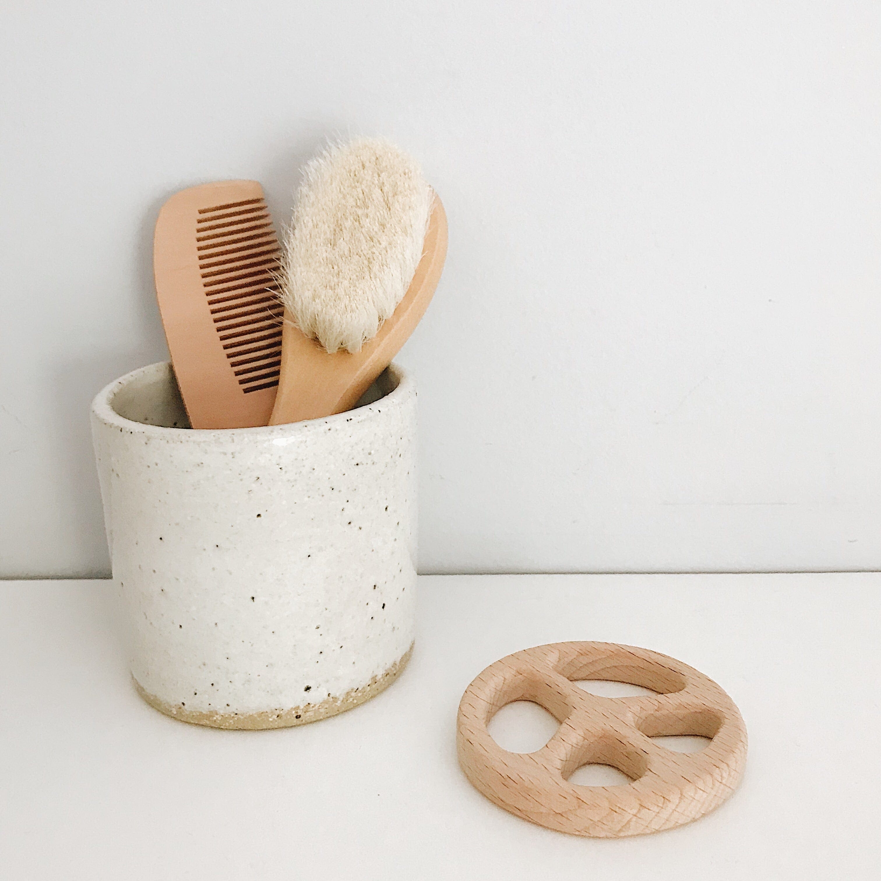 baby brush set by Lion + Lamb the Label