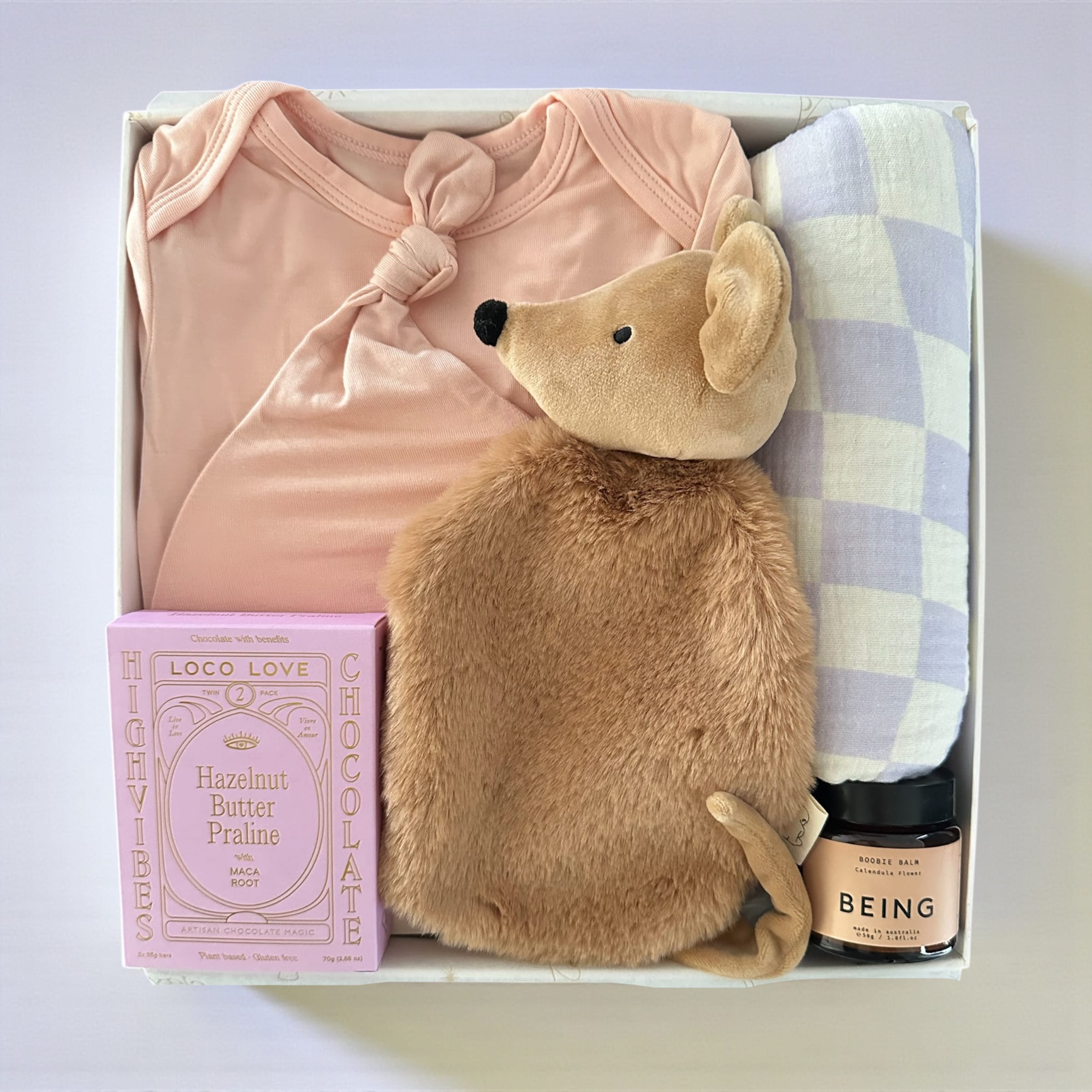 Baby Girl Gift Box - Wrapped in Comfort  Fairy Dust by Claya