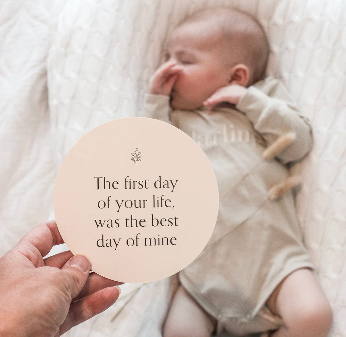 Baby Milestone Cards by Truly Amor