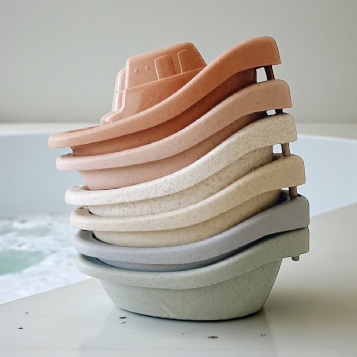 Baby Wheat Straw Boat Set by Lion + Lamb the Label