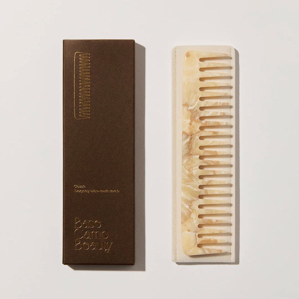 Base Camp Beauty Hair Combs - Assorted Colours + Styles Classic Comb Buttermilk by Base Camp Beauty