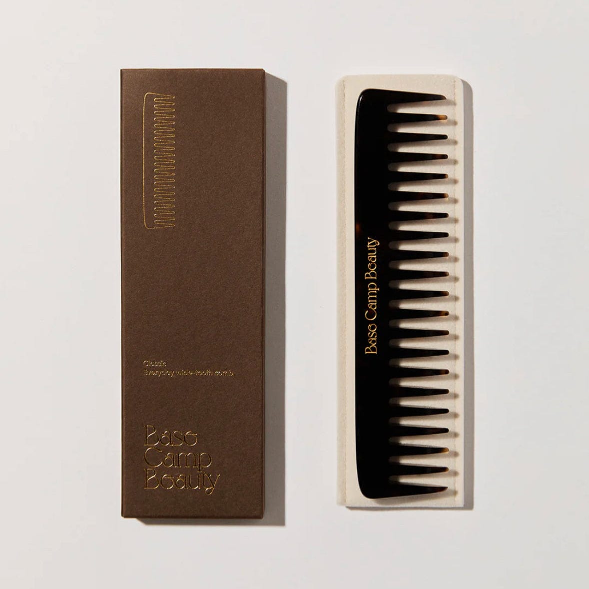 Base Camp Beauty Hair Combs - Assorted Colours + Styles Classic Comb Tortoise by Base Camp Beauty