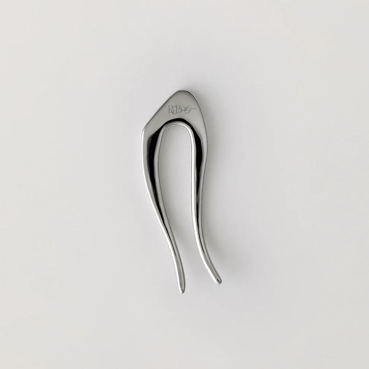 Base Camp Beauty × Amelie Teje – The Wave Mini French Hair Pin | Silver by Base Camp Beauty