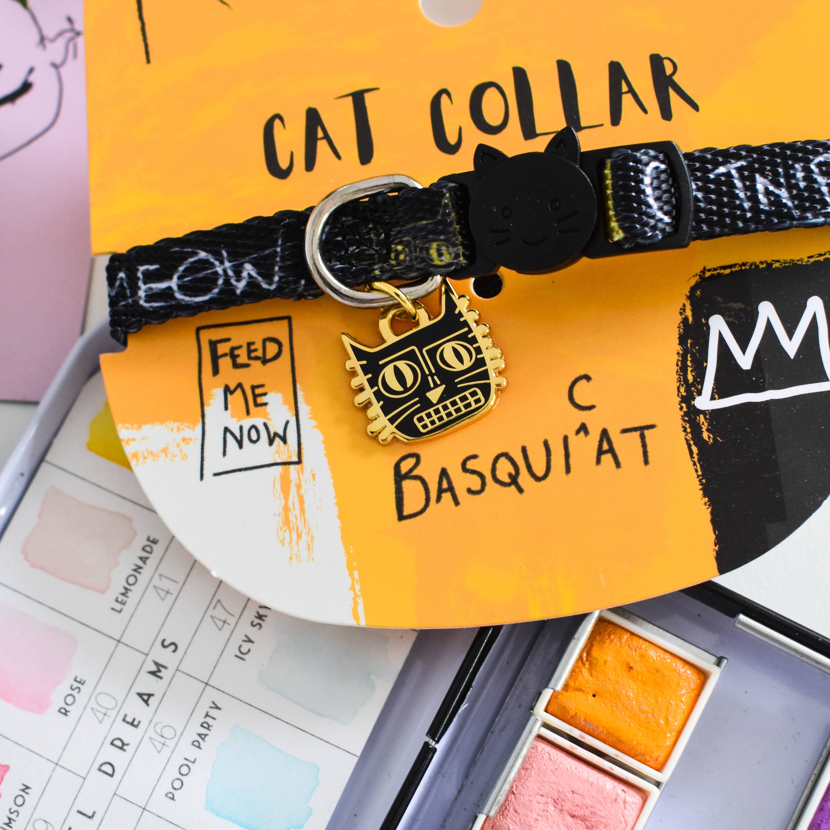 BasquiCAT Artist Cat Collar by Niaski