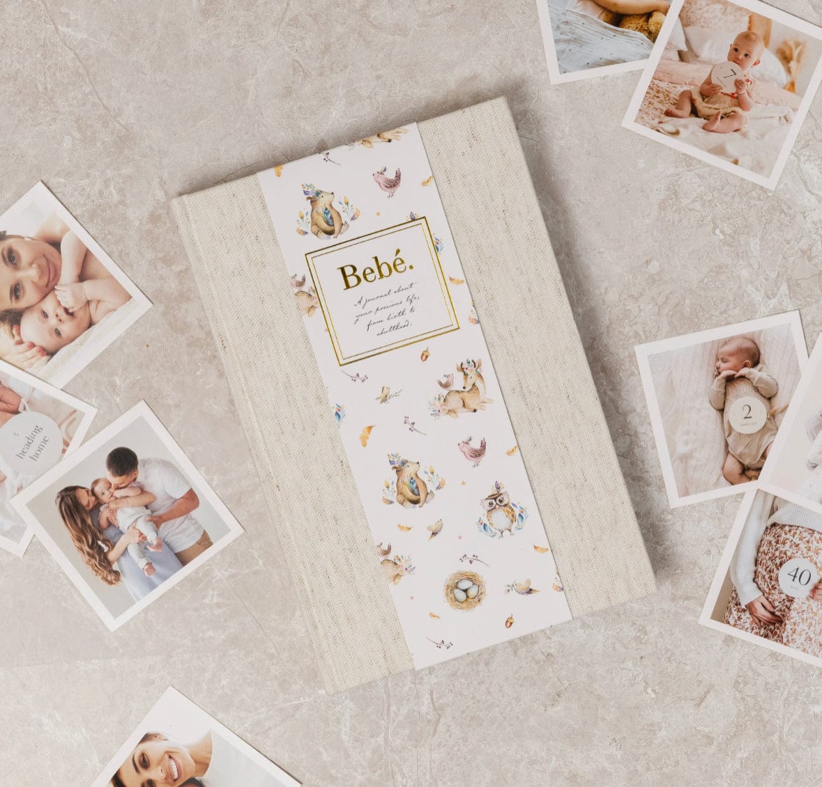 Bebe Baby Book with Keepsake Box and Pen in 3 Colours by Truly Amor